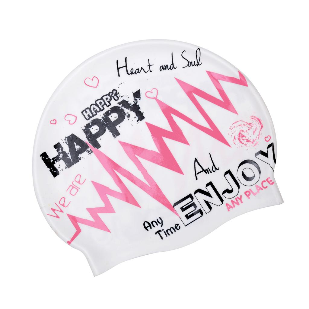 High Elastic Silicone Swim Cap for Adults Long or Short Hair Ergonomic Designs Waterproof Swimming Cap Swim Pool Hat