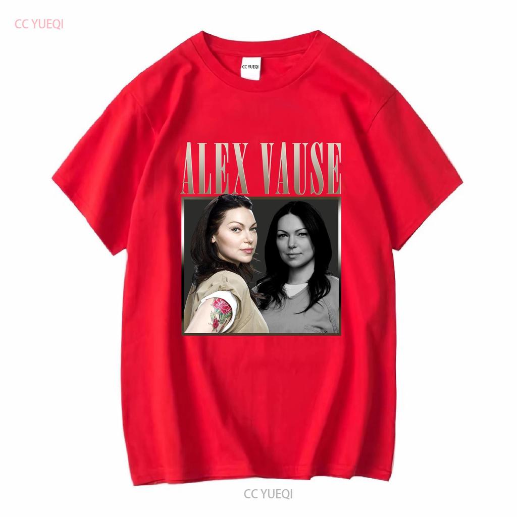 Alex Vause Vintage T shirt SweaT 90s s Laura Prepon Vintange long or short sleeves vintage Washed Casual fashion Stretched