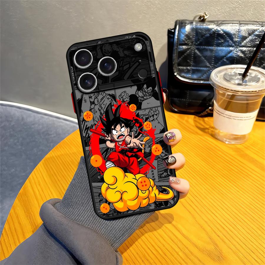 

Case for IPhone 17 Pro Max 17P 16P 12 15 11 13 Mini 14 7 8 SE 16 Plus X XS XR Funda Back Phone Cover Dragon Ball Cool iPhone 16