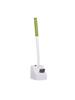 PP Dual Head Toilet Brush with Base for Cleaning No Dead Corners Toilet Squat Toilet with Extended Hard Bristles for Special Use