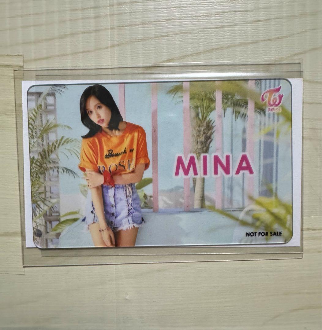 

[USED] TWICE Mina Clear Trading Card TWICE