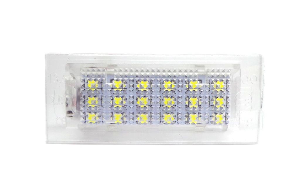 LED License Plate Lights 2x650lm, Set of 2 Compatible with BMW E53, E83, 12V, Off-Road