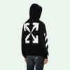 Sudadera con capucha de fotografía de la Mona Lisa OFF WHITE OMBB037R21FLE0011001