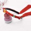 Simulation Wigs Hairband with Beads Ethnic Headband for Girl Festival Parties