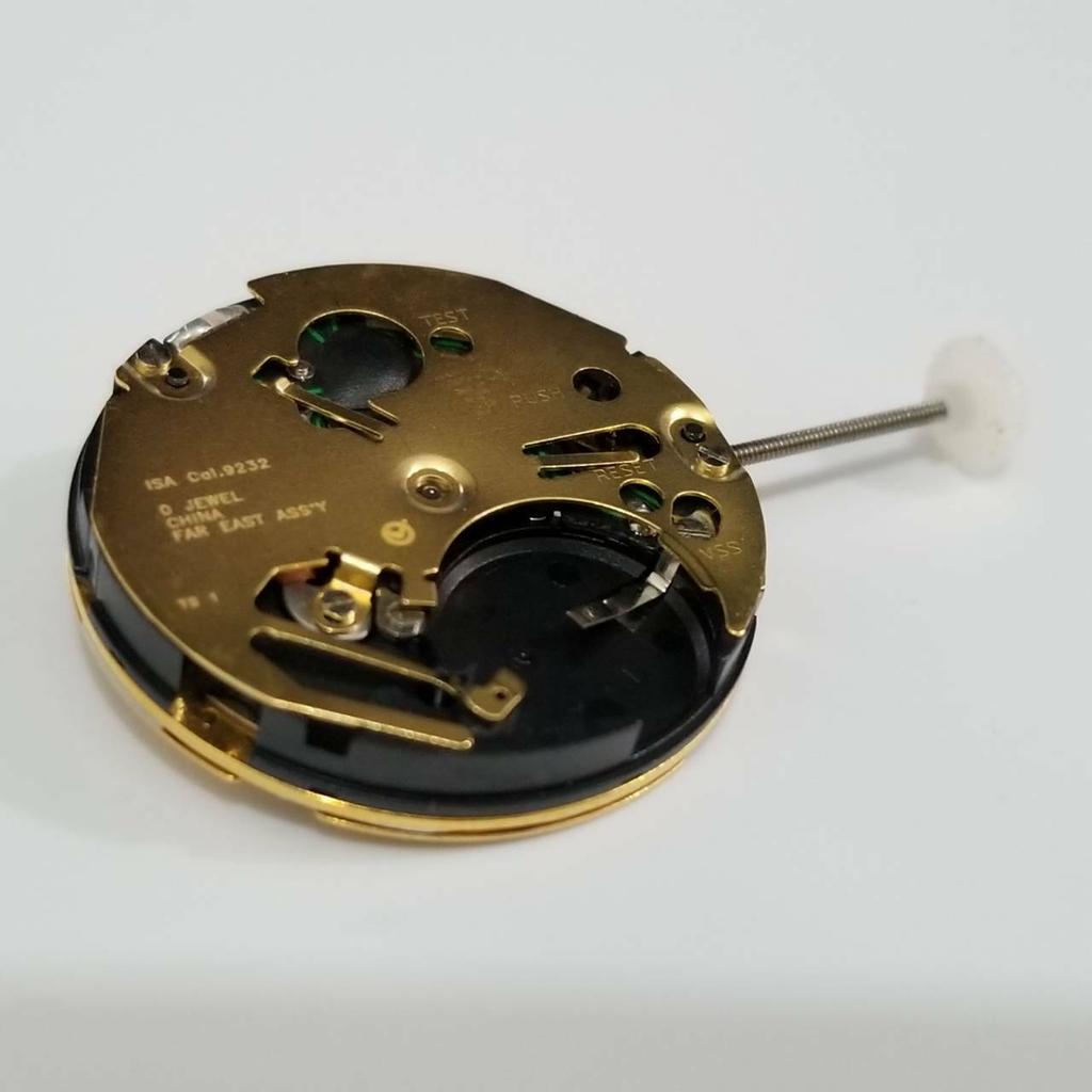 23,3 мм Золотий Годинник Кварцовий Механізм Для Швейцарського ISA 9232/1920 Заміна з 3 Стрілками о 3 Годині Аксесуари для Годинників