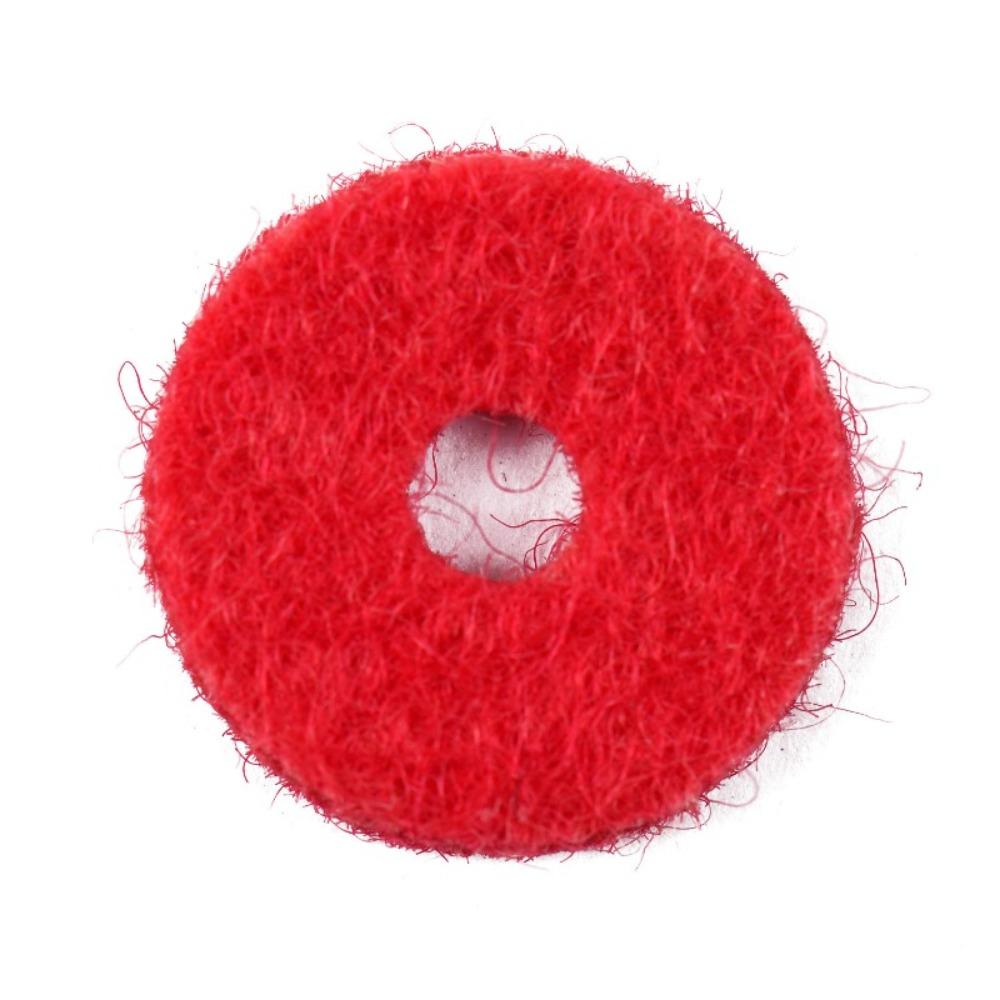 90Pcs 1mm Thicken Piano Front Rail Regulating Piano Keyboard Tuning Felt Ring Pad Keyboard Balance