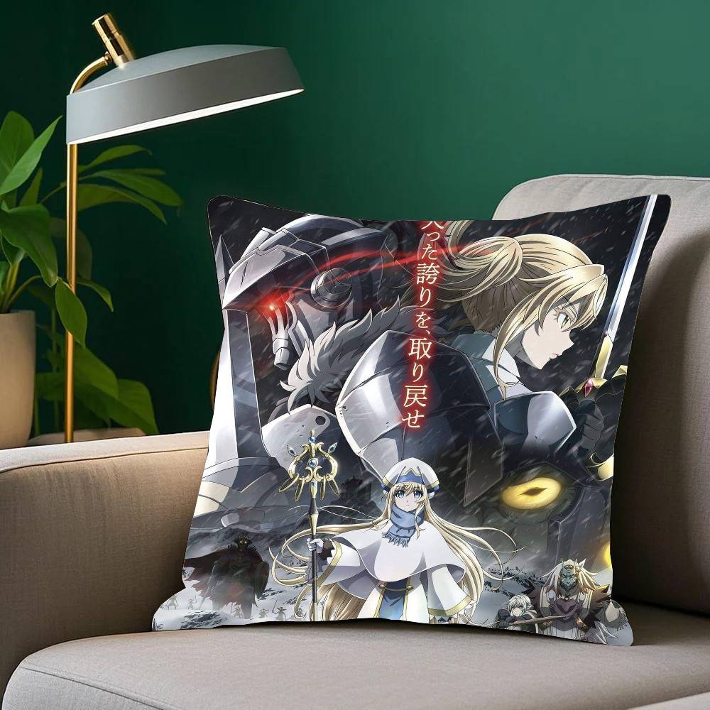 Anime G-Goblin Slayer Pillow Case Home Decor Throw For Sofa Bed Car Room Decor Gift Idea