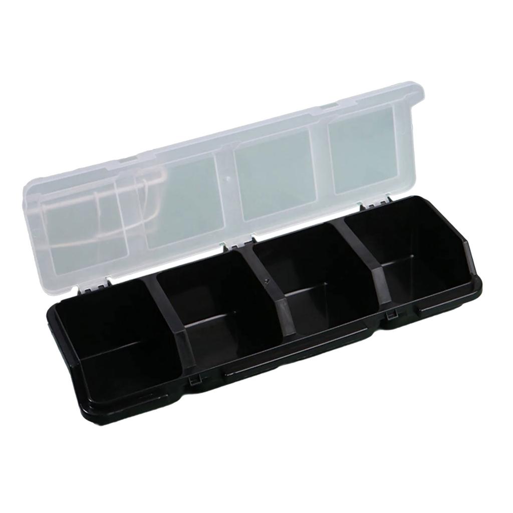 Screw Storage Bin Multiple Compartment Organizer Box For Screws Small Parts Plastic Hardware Jewelry Storage Case