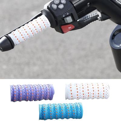 1PC Silicone Handlebar Grip Tape Anti-Slip Shock Absorption Bicycle Wrap for MT B E-Bike Motorcycle Scooter Exercise Bike