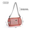 Travel Cosmetic Bag With Breathable Mesh And Polyester Material For Makeup And Toiletry Storage