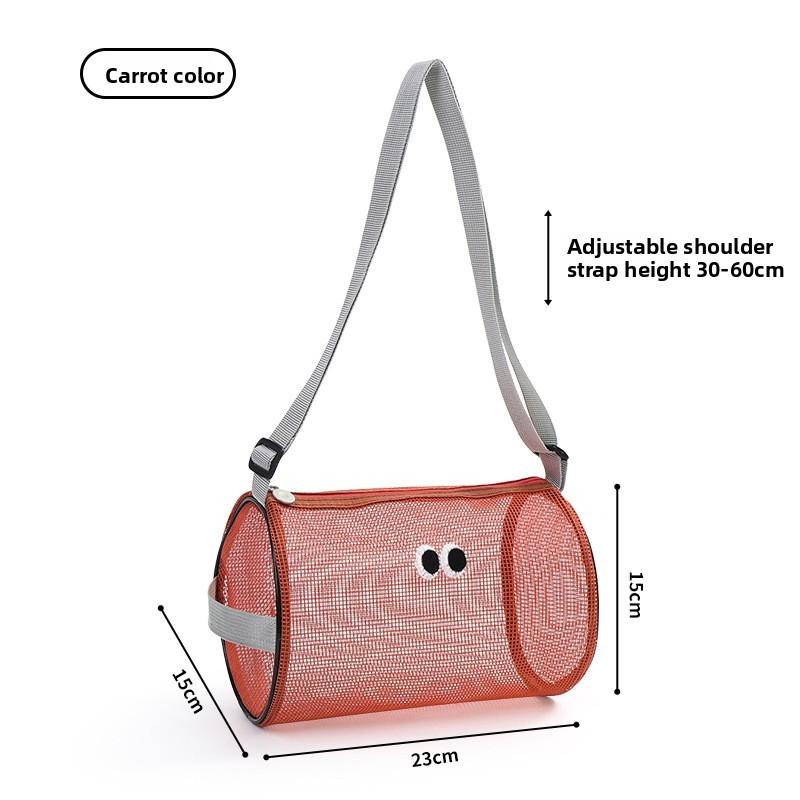 Travel Cosmetic Bag With Breathable Mesh And Polyester Material For Makeup And Toiletry Storage