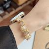 Compatible Apple Watch Crystal Beaded Elastic Strap Band for Series 10