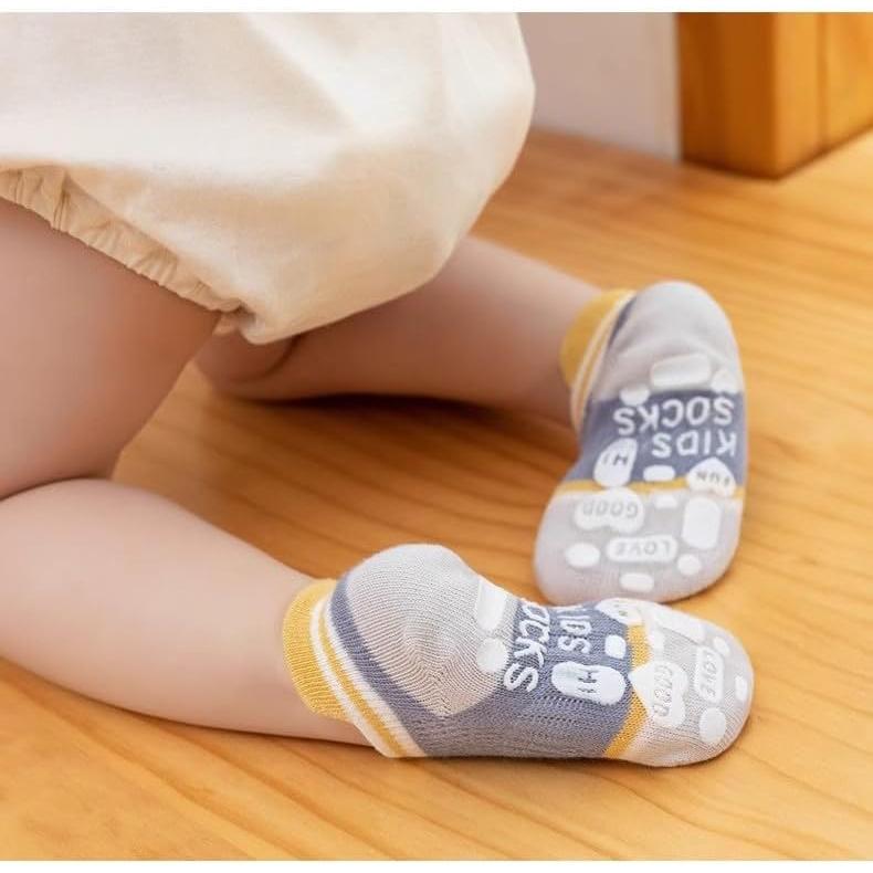 [AikinYuhin] Baby Socks, Socks, 5-pair Set, Baby Socks, Anti-slip, Boys, Girls, Cute, Animals, Children, Kids Socks, Breathable, Babies, Summer