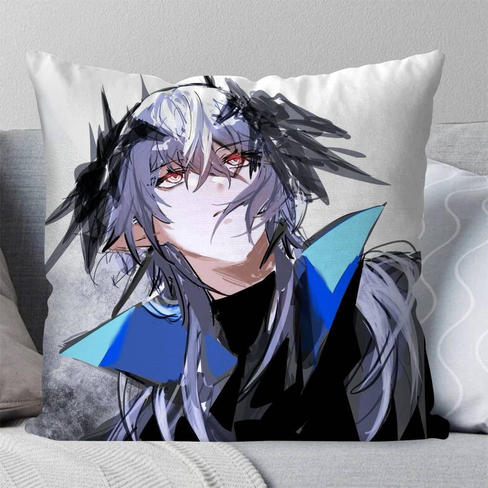 Logos Animated Game AArknights Pillow Case Fashion Square Pillowcase Bedroom Sofa Room Ins Decoration Leisure