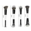 Doppelendiger F4 Kontur-Gesichtspinsel Mehrzweck Hohe Deckkraft Make-up Pinsel Kosmetik Beauty Puder Rouge Pinsel Make-up Werkzeuge