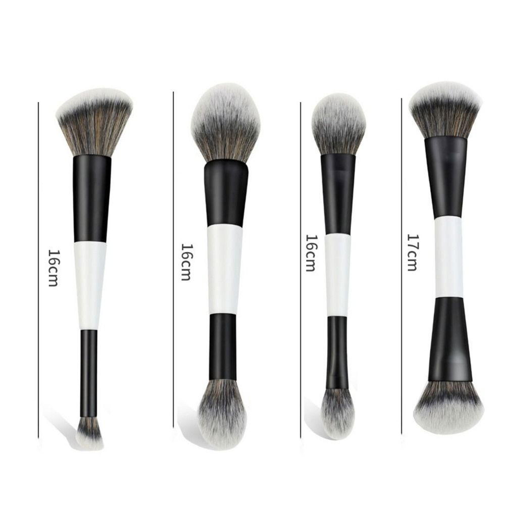 Doppelendiger F4 Kontur-Gesichtspinsel Mehrzweck Hohe Deckkraft Make-up Pinsel Kosmetik Beauty Puder Rouge Pinsel Make-up Werkzeuge