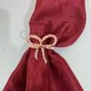 1-12PCS Elegant Wedding Napkin Rings Gold Bow Tie Table Decor for Bride Groom  Banquet Party Favor Dinner Acssories