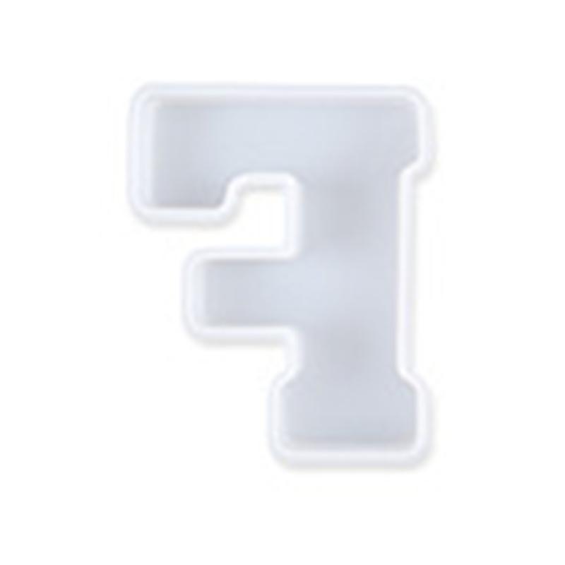 Alphabet Silicone Casting Mould Resin Letter Mold Keychain Pendant Capital Table Ornament Epoxy Mold DIY Jewelry Craft