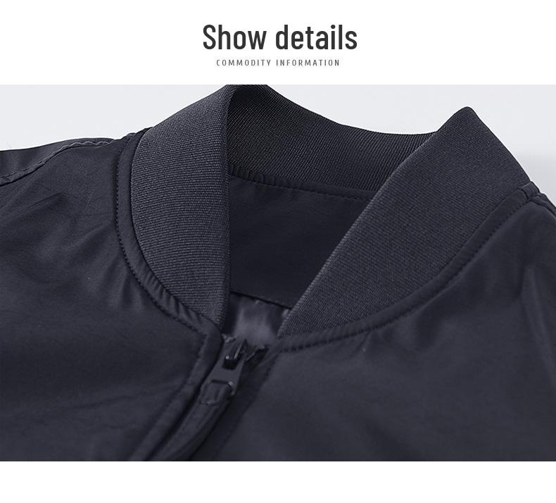 Men's American Style Spring/Autumn Baseball Jacket - Casual Pilot Flight Suit Outerwear Workwear 8861.
