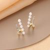 French Style S925 Silver Pearl Earrings – Trendy, High-End, Light Luxury Design for Women