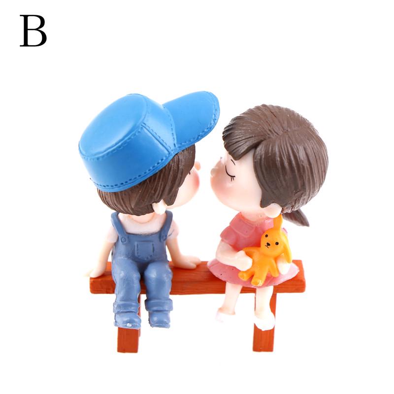 Moss Micro - Landscape  Festive Ornaments Stool Couples Small Ornaments