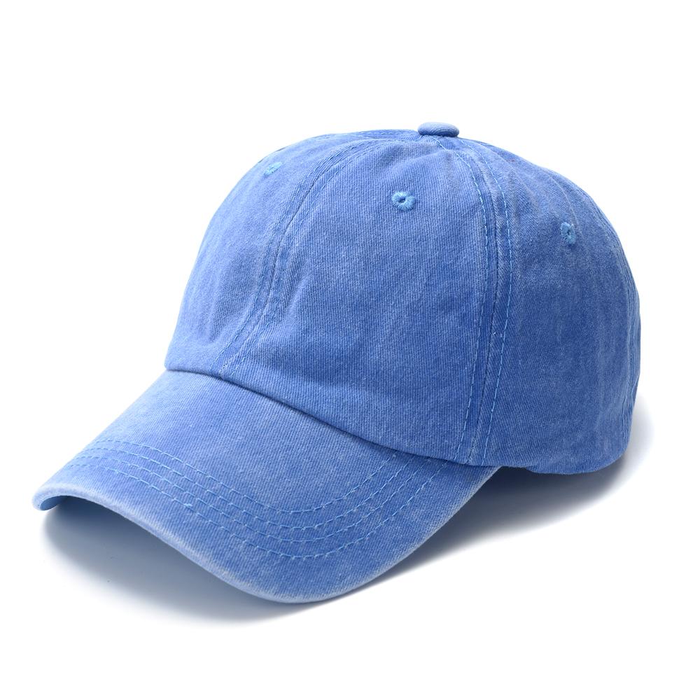 Cotton Baseball Cap Washed Cloth Men Women Snapback Hat Vintage Hip Hop Fitted Caps Solid Color Dad Bone Casquette