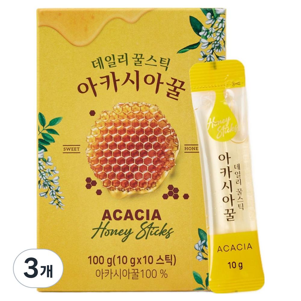 Daily Honey Sticks Acacia Honey 10p 3 pcs 100g