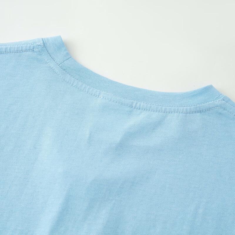 izzue it Women's Pixel Cat Embroidered Cotton T-Shirt