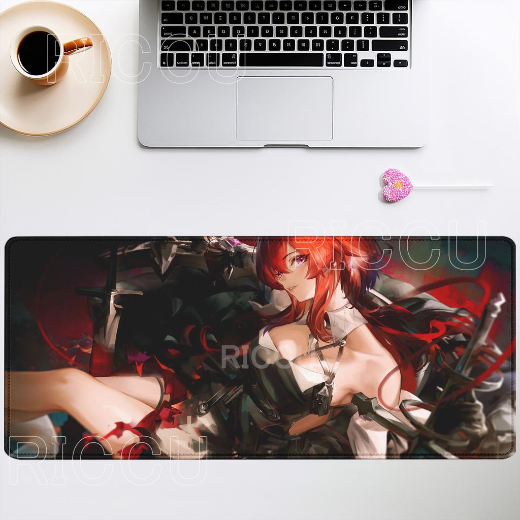 Gaming Arknights Endfield Laevatain Mouse Pad Anime Girl Mousepad Large Pretty Game XXL xmm HD Printing overlock Desk Mat