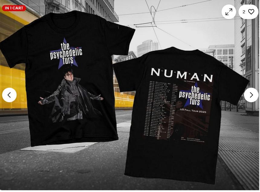 2 sides The Psychedelic Furs Gary Numan 2026 Tour Shirt Unisex S-5XL XXL