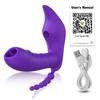 3 in 1 Wearable Vagina Vibrator for Women Clit Sucker APP Control Panties Vibrator G-Spot Clitoris Stimulator Sex Toy for Couples Dildo Masturbator