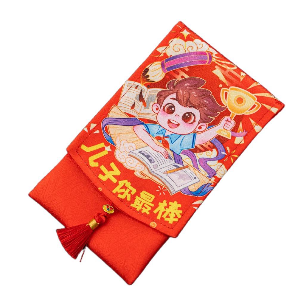 Chinese New Year Fabric Red Envelop Spring Festival Lucky Red Pockets  Dinner Party