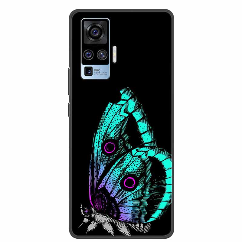 Für Vivo X50 Pro Hülle Cartoon TPU Weiches Silikon Handyhüllen für Vivo X50 Pro Plus Pro+ Abdeckung für Vivo X50 5G V2001A Süße Coque