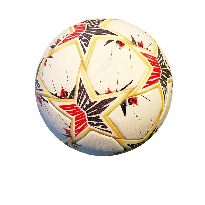 No. 5 Palloni da Calcio Antiesplosione e Resistenti all'Usura in PU Termosaldati Senza Cuciture per Adulti Studenti Gioco Allenamento