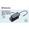 Verbatim Wireless Image Transmitter 1080P Share My Screen Black 32146