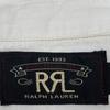 RRL White 25 Stainless Steel Selvedge Detail Chambray Work Shirt Tops S whiteUsed