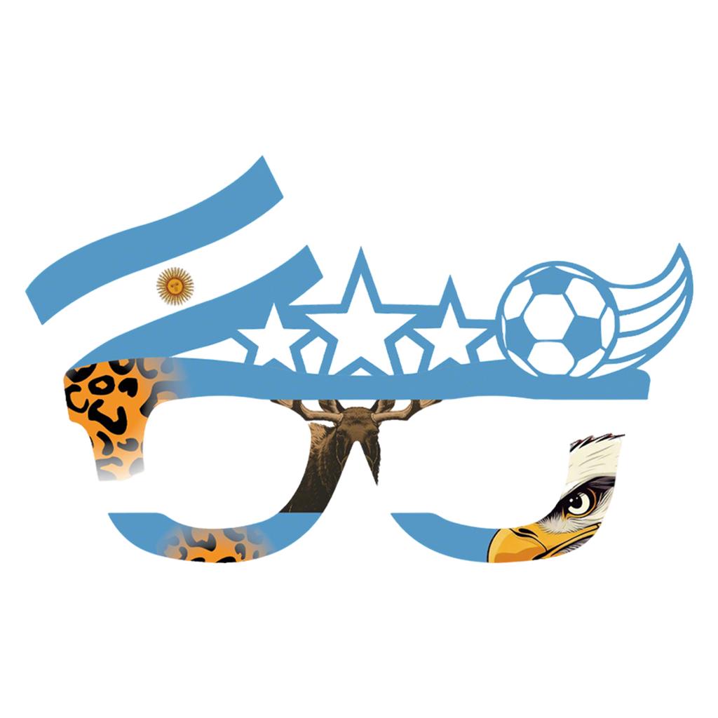Flag Glasses, Fan Cheering Props, Football Decorations, Mascot Glasses Frames