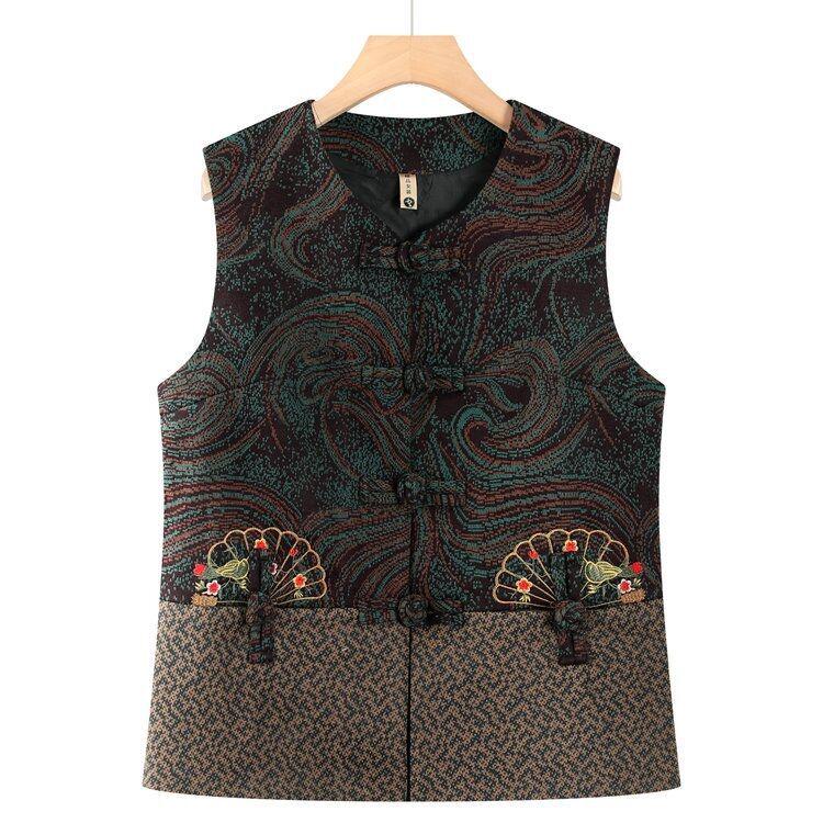 

Spring Apparel for Elderly Women: Vests, Jackets, Grandma-Style Capes, Tops, and Mother s Spring and Autumn Vests 5XL