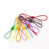 100Pcs Mobile Phone Strap Charms Keyring Lanyard Lariat Cords Elastic Rope Keychains Hooks Bag Accessories Key Ring Lanyards