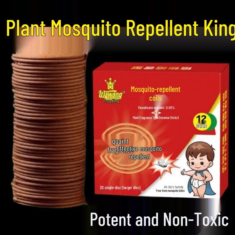 Сандаловая спираль от комаров: Мощное средство от комаров и мух для помещений и улицы со свежим ароматом.