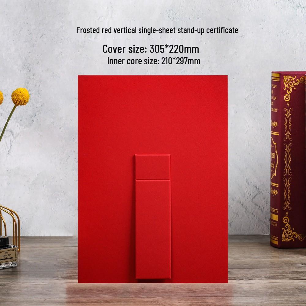 A4 Stand-up Honor Certificate & Award Shell
