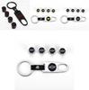 Elegant Zinc Alloy Car Wheel Tire Valve Dust Caps With Chevrolet Emblem Keychain