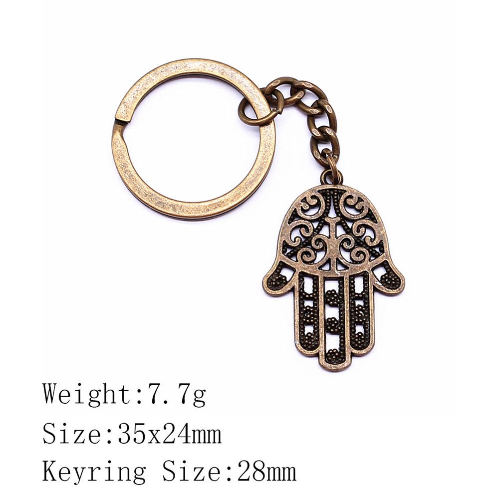 Back To School Bag Keyring Hamsa Hand Eye Of Horus Key Ring Ornaments For Home Cool Keychain
