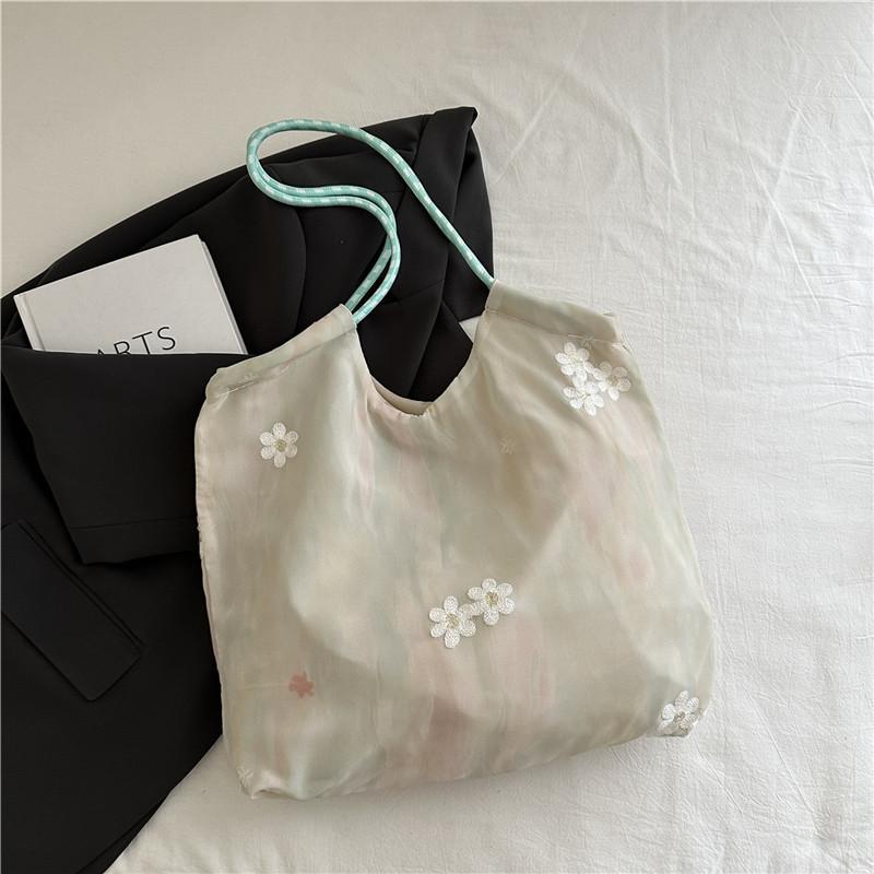 New Bag Sen Mengchao Shoulder Handbag Literary Small Fresh Women's Bag Large Capacity Tote Bag