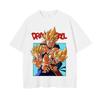 Dragon Ball Super Saiyan Trio Anime Print Oversized T-shirt | Unisex Casual Top