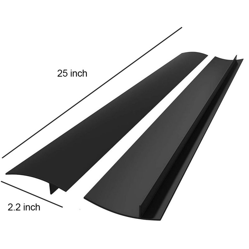 1/2Pcs Kitchen Silicone Stove Counter Gap Cover Heat Resistant Mat Oil Dust Water Seal Easy Clean Spills Between Counter