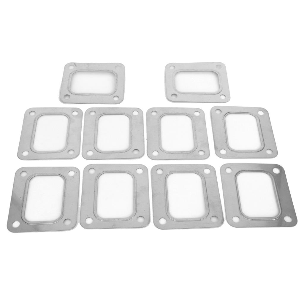 Turbo T4 Flange Gasket Stainless Steel 4 Bolt Hole SeparateType Metallic Crush Style