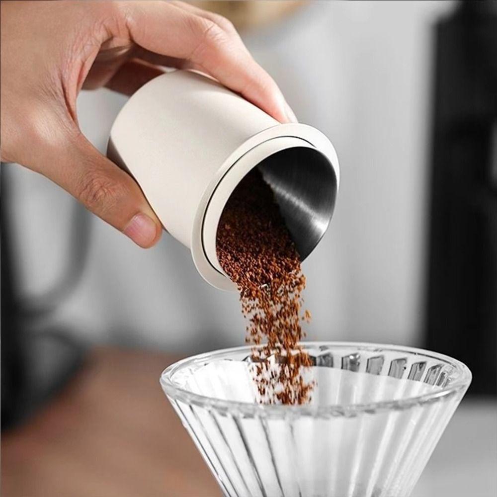 58mm Espresso Measuring Cup Wear Resistant Powder Feeder Durable Grinder Powder Cup  Cafe