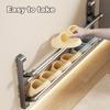 Bathroom Slippers Rack Wall-mounted Punch-free Double Layers Slippers Hanger Shoe Shelf Foldable Slipper Shoes Organizer  Rack
