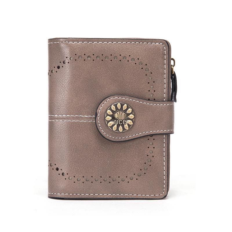 2022 Korean Style Women's Leather Mini Wallet and Coin Purse
